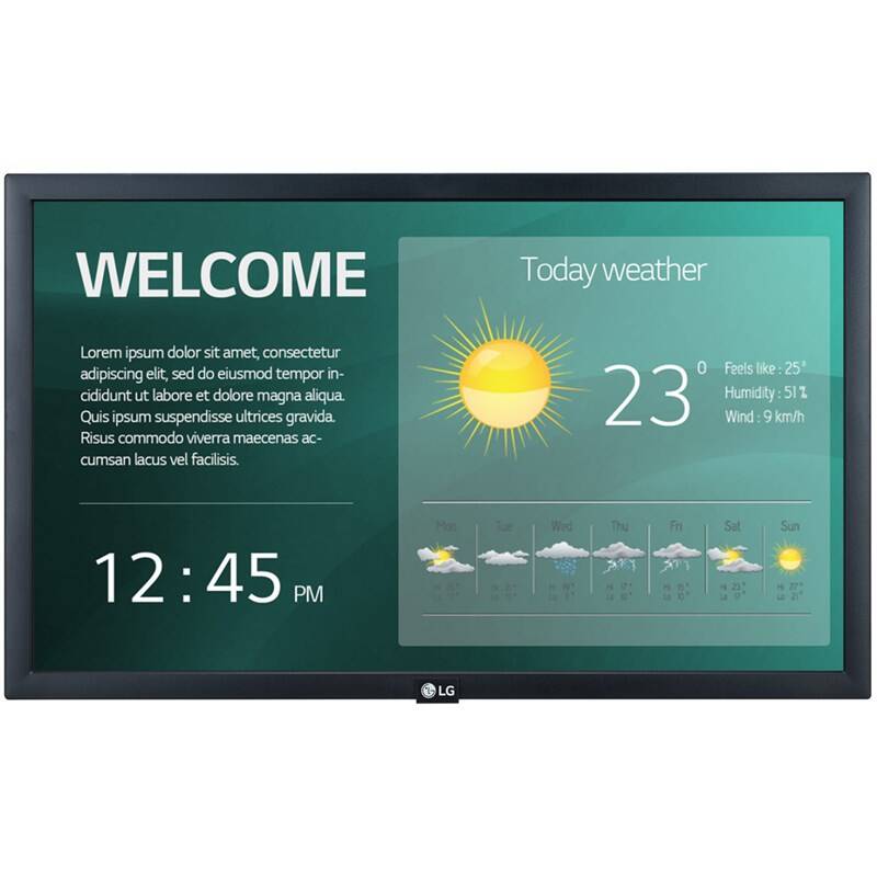 Monitor LG 22SM3G-B (22SM3G-B.AEU) černý