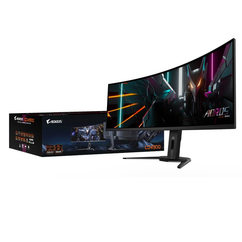 Herní monitor GIGABYTE AORUS CO49DQ (AORUS CO49DQ) černý - Obrázek 7