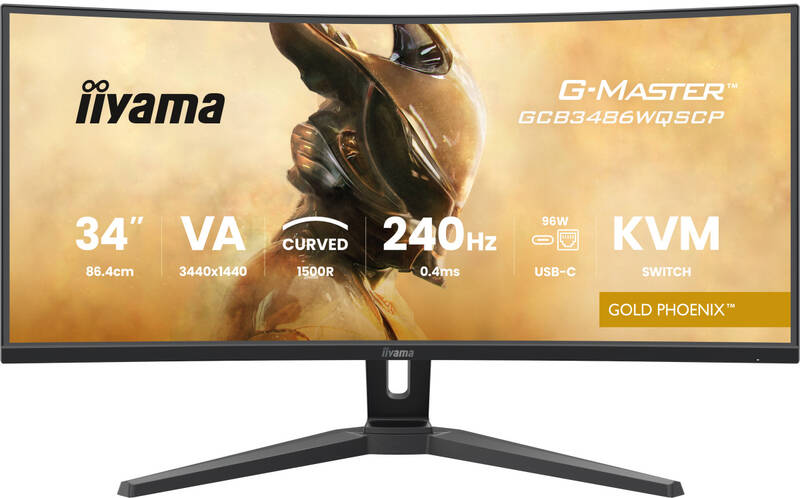 Herní monitor IIYAMA G-Master GCB3486WQSCP-B1 (GCB3486WQSCP-B1) černý - Obrázek 4