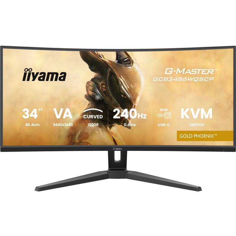 Herní monitor IIYAMA G-Master GCB3486WQSCP-B1 (GCB3486WQSCP-B1) černý