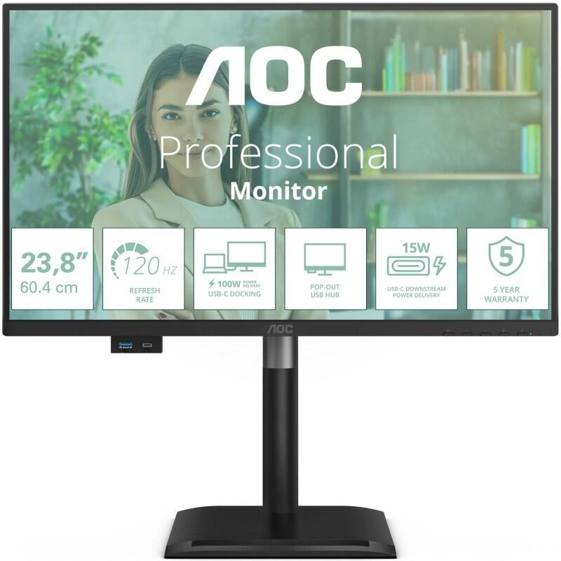 Monitor AOC 24P4CV (24P4CV) černý